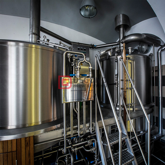 Brauerei-Ausrüstungs-kommerzielle industrielle Bierbrauanlagen der Brauerei-1500L im Restaurant