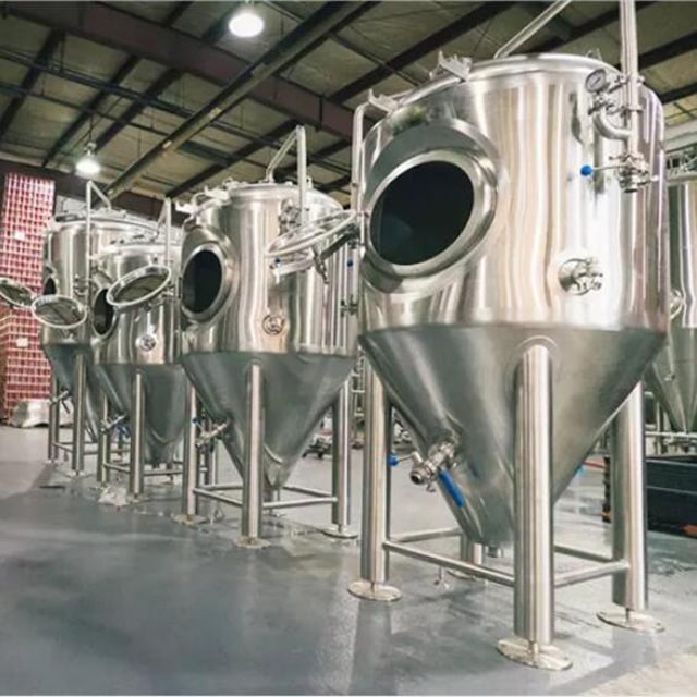 7BBL Customized Edelstahl 304 Automatische Dampfheizung Konische Bierbrautanks zum Verkauf